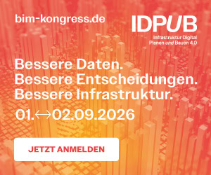 Bauwirtschaftliche Infrastruktur und Digitalisierung bei IDPUB 2027.
